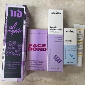 Unopened Skincare Bundle Urban Decay, Kiehls, Stratia